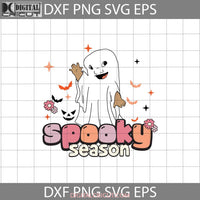 Spooky Season Svg Boo Svg Cute Ghost Halloween Cricut File Clipart Png Eps Dxf