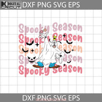 Spooky Season Svg Boo Halloween Cricut File Clipart Png Eps Dxf