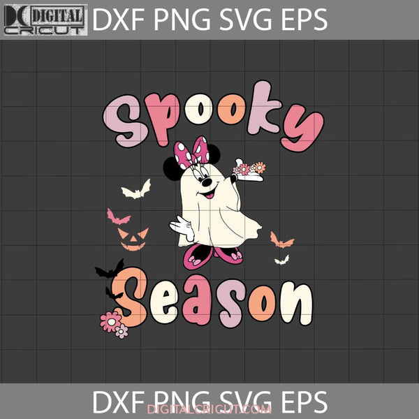 Spooky Season Svg Cute Ghost Halloween Cricut File Clipart Png Eps Dxf