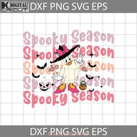 Spooky Season Svg Daisy Duck Boo Halloween Cricut File Clipart Png Eps Dxf