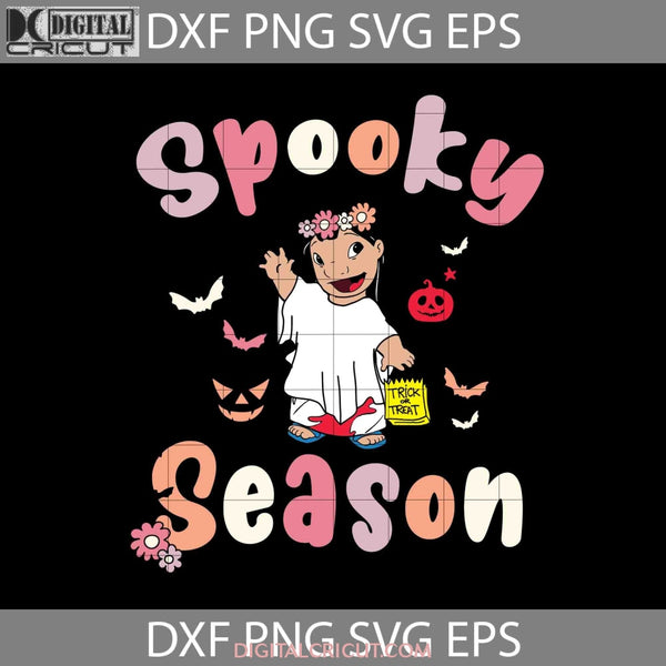 Lilo Spooky Svg Season Ghost And Stitch Halloween Cricut File Clipart Png Eps Dxf