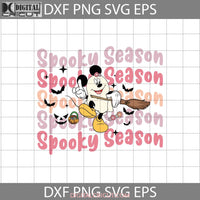 Spooky Season Svg Mickey Boo Halloween Cricut File Clipart Png Eps Dxf