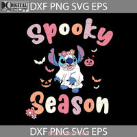 Stitch Spooky Svg Season Ghost Lilo And Halloween Cricut File Clipart Png Eps Dxf