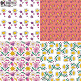 Spring Valentine Hearts Digital Papers Scrapbook Pattern Paper Background Wallpaper 12*12Inches