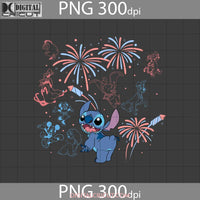 Stitch 4Th Of July Png Firework Png Independence Day Usa Images 300Dpi