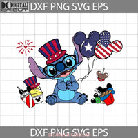 Stitch America Svg Loves 4Th Of July Usa Flag Independence Day Lilo And Cricut File Clipart Png Eps