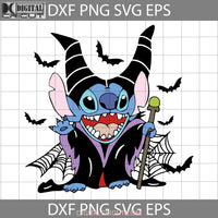 Stitch As Maleficent Svg Halloween Cricut File Clipart Png Eps Dxf