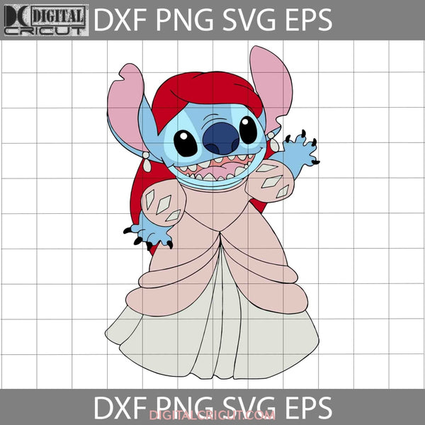 Stitch Inspired Ariel Svg The Little Mermaid Cartoon Cricut File Clipart Png Eps Dxf