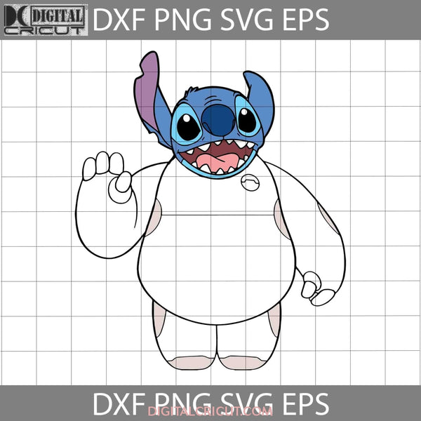 Stitch Inspired Baymax Svg Big Hero 6 Svg Cartoon Cricut File Clipart Png Eps Dxf