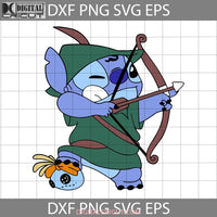 Stitch Inspired Robin Hood Svg Cartoon Cricut File Clipart Png Eps Dxf