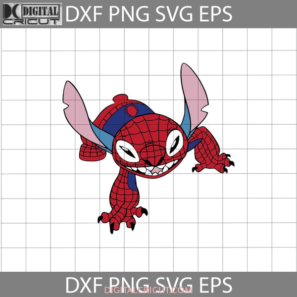 Stitch Inspired Spiderman Svg Svg Cute Character Cartoon Cricut File Clipart Png Eps Dxf