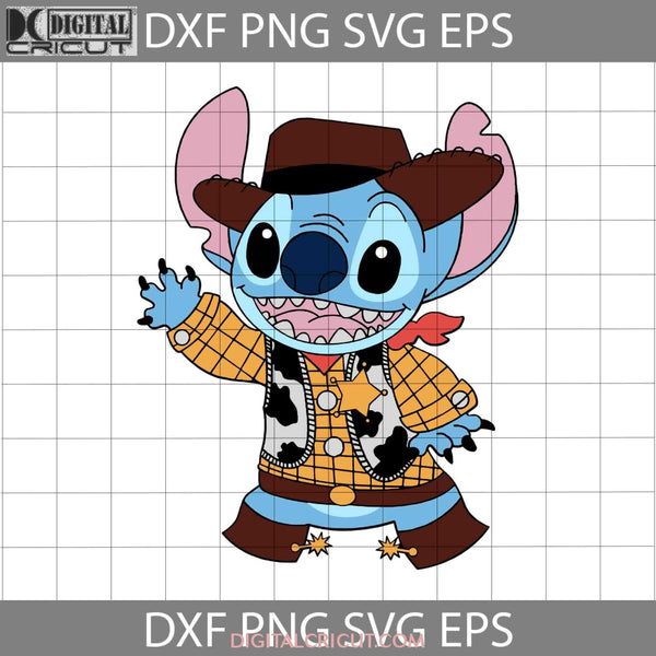 Stitch Inspired Woody Svg Toy Story Cartoon Cricut File Clipart Png Eps Dxf