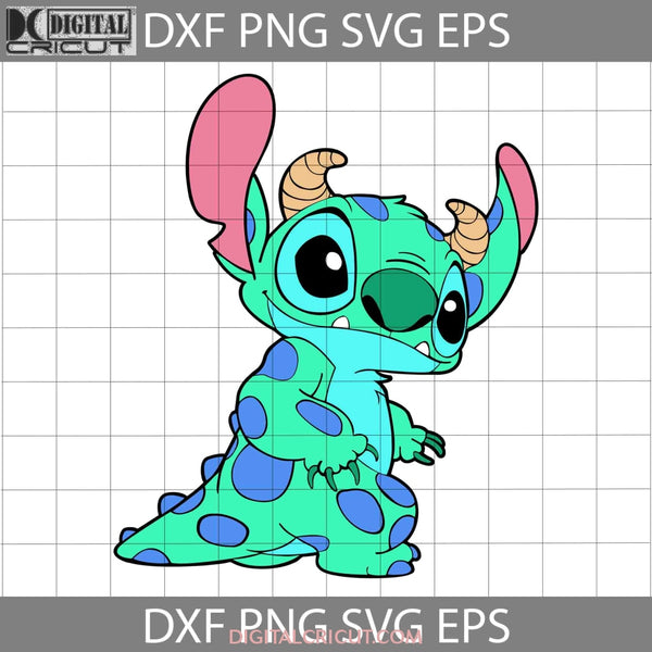 Stitch Monster Svg Halloween Cricut File Clipart Png Eps Dxf