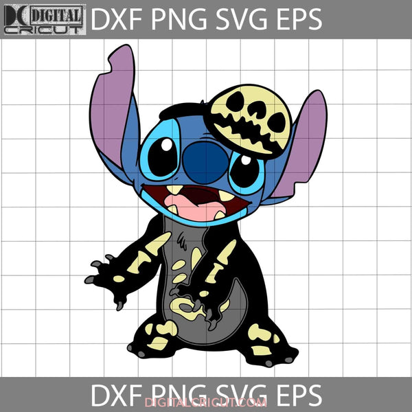 Stitch Skeleton Svg Halloween Cricut File Clipart Png Eps Dxf