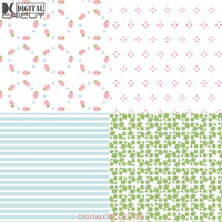 Strawberry Seamless Pattern Digital Papers Scrapbook Paper Pink Background Wallpaper Fruit