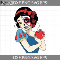 Snow White Sugar Skull Svg Cartoon Svg Halloween Cricut File Clipart Png Eps Dxf