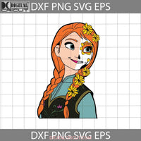 Sugar Skull Svg Princess Halloween Cricut File Clipart Svg Png Eps Dxf