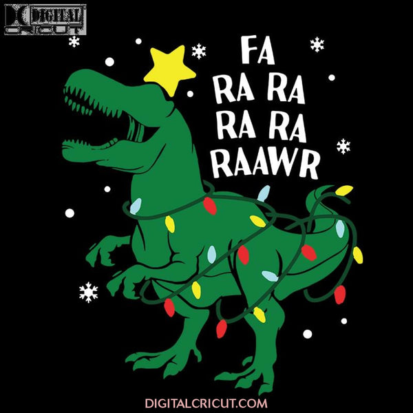 T-rex Fa Ra Ra Ra Raawr Svg, Wine Svg, Santa Svg, Snowman Svg, Christmas Svg, Merry Christmas Svg, Bake Svg, Cake Svg, Cricut File, Clipart