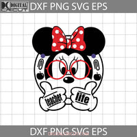 Teacher Life Svg Minnie Head Back To School Cricut File Clipart Png Eps Dxf