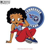 Tennessee Titans, Betty Boobs Svg, Tennessee Titans Svg, Black girl Svg, Black girl magic Svg, NCAA Svg