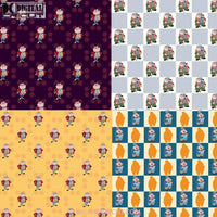 The Adventures Of Frog Seamless Pattern Digital Papers Scrapbook Paper Background Wallpaper