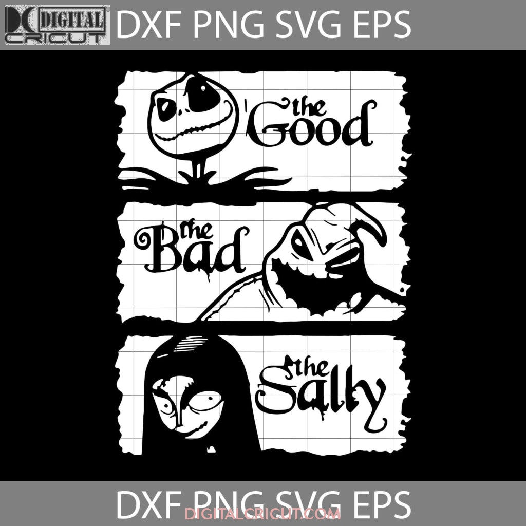 The Good Svg, The Bad Svg, Cartoon Svg, Characters Friends svg, Hallow ...