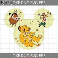 The Lion King Svg Timon Pumbaa Simba Ears Mickey Cricut File Clipart Png Eps Dxf