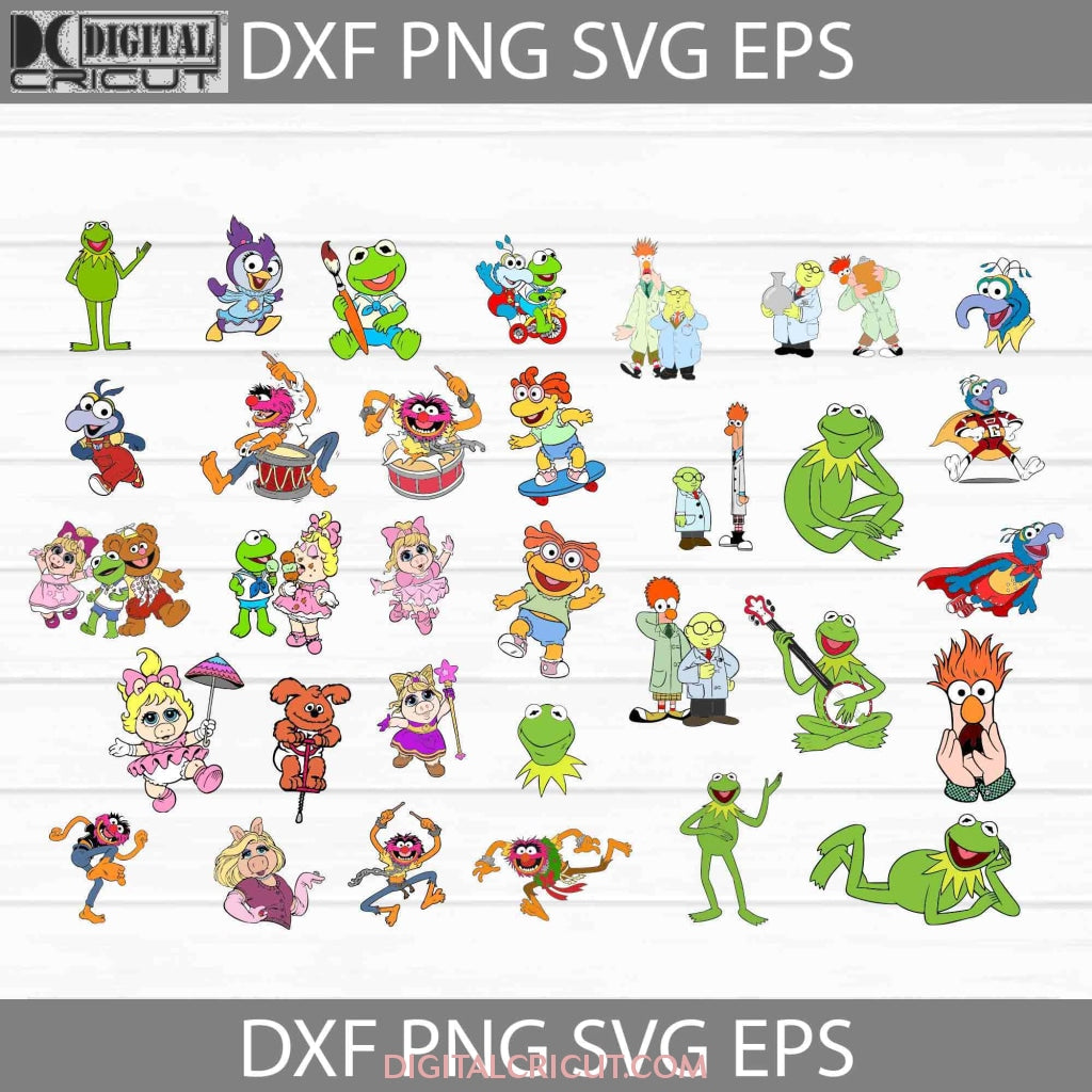 The Muppets Svg, Bundle, Cartoon svg, Cricut File, Clipart, Svg, Png ...