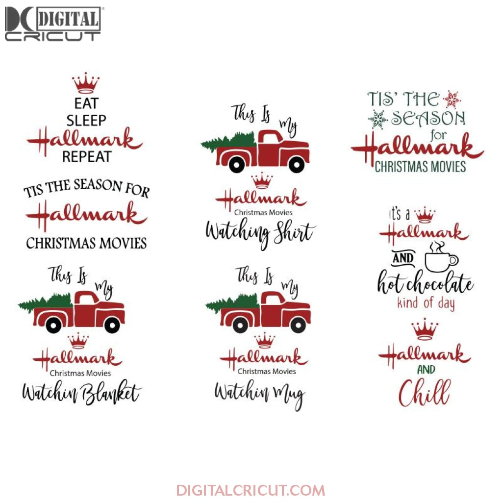 This is My Hallmark Christmas Movie Watching Shirt, Hallmark Svg, Hall ...