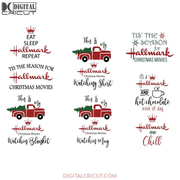 This is My Hallmark Christmas Movie Watching Shirt, Hallmark Svg, Hallmark Svg, Bundle, Christmas Svg, Truck Svg, Cricut File, Clipart