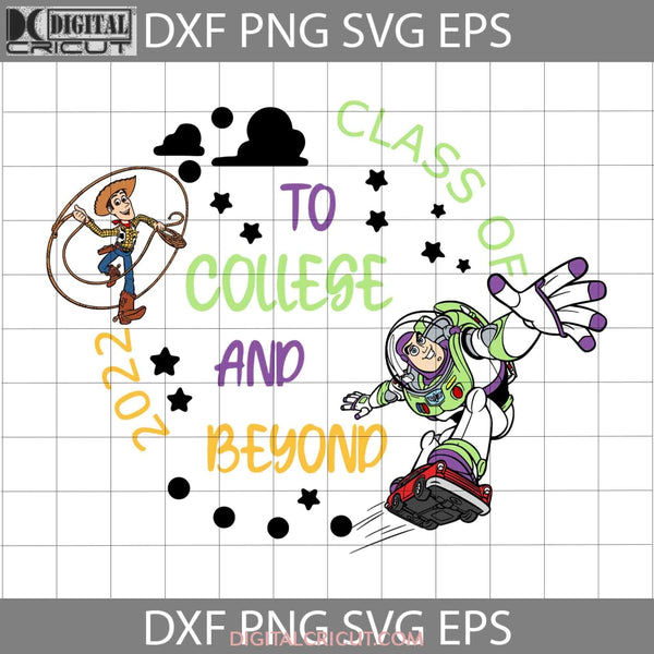 To College And Beyond 2022 Svg Toy Story Svg Cartoon Cricut File Clipart Png Eps Dxf