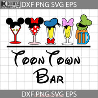 Toon Town Bar Drinking Svg Cartoon Cricut File Clipart Png Eps Dxf