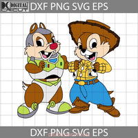 Chip And Dale Costume Svg Toy Story Halloween Hallowen Gift Cricut File Clipart Png Eps Dxf