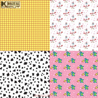 Toy Seamless Pattern Digital Papers Scrapbook Paper Background Wallpaper 12*12Inches -300Dpi