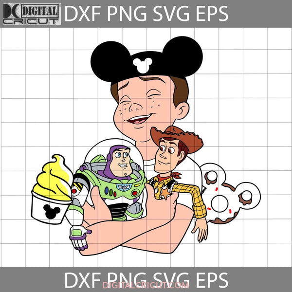 Toy Story Mickey Svg With Balloon Cartoon Cricut File Clipart Png Eps Dxf