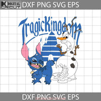 Tragic Kingdom Svg Stitch And Olaf Svg Ghost Cartoon Halloween Gift Cricut File Clipart Svg Png Eps