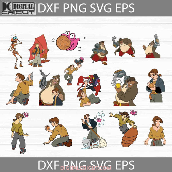 Treasure Planet Svg Cartoon Svg Bundle Cricut File Clipart Png Eps Dxf