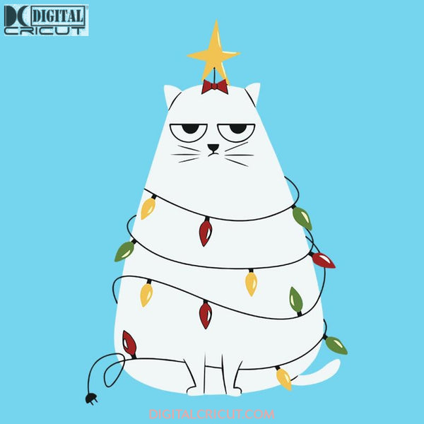 Tree Cat Svg, Wine Svg, Santa Svg, Snowman Svg, Christmas Svg, Merry Christmas Svg, Bake Svg, Cake Svg, Cricut File, Clipart