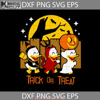 Trick Or Treat Svg Baby Duck Cartoon Svg Character Friends Svg Halloween Gift Cricut File Clipart