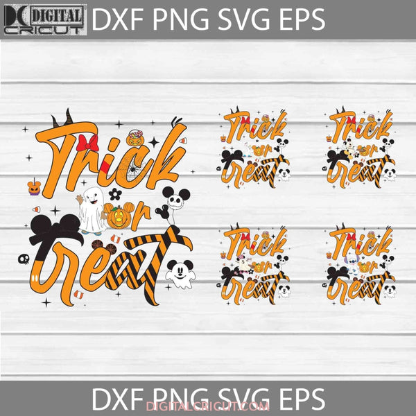 Trick Or Treat Svg Boo Bundle Halloween Svg Cricut File Clipart Png Eps Dxf