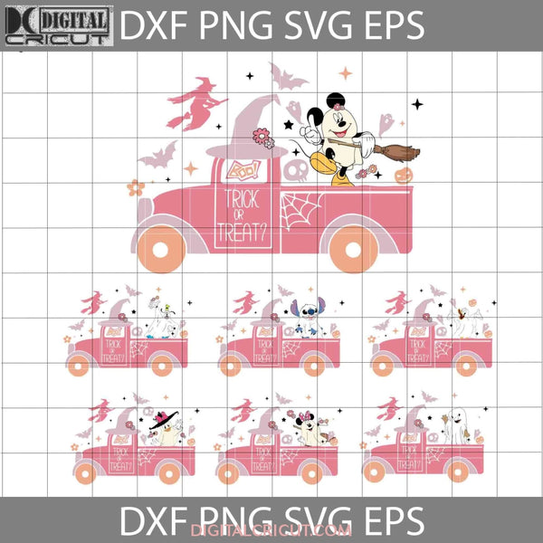 Trick Or Treat Truck Svg Boo Bundle Halloween Svg Cricut File Clipart Png Eps Dxf