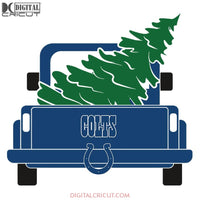 Colts Svg, Truck Christmas Svg, Cricut File, Clipart, Football Svg, Sport Svg, Christmas Svg, Merry Christmas