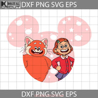 Turning Red Svg Mei Lee Mickey Mouse Ears Svg Cartoon Cricut File Clipart Png Eps Dxf