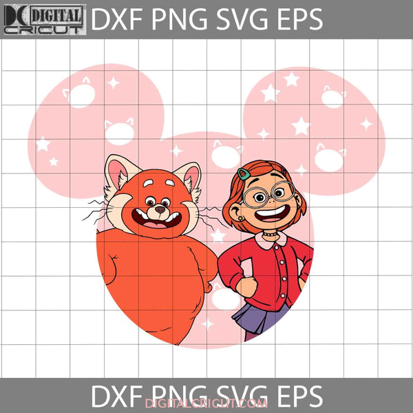 Turning Red Svg Mei Lee Mickey Mouse Ears Svg Cartoon Cricut File Clipart Png Eps Dxf