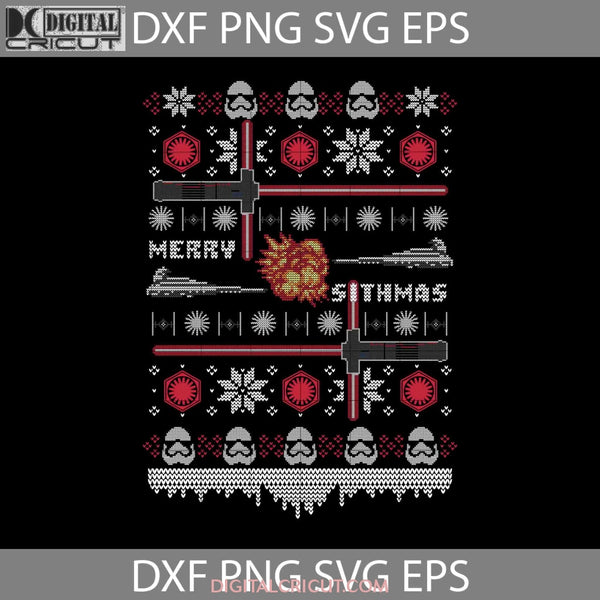 Star Wars Ugly Christmas Svg Movie Gift Cricut File Clipart Png Eps Dxf