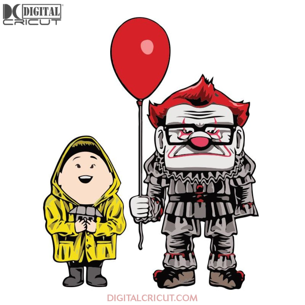 Up movie SVG, Eps, Dxf, Png files, Russel SVG, Carl svg, Clipart, Cric –  Digitalcricut, image size:1024x1024