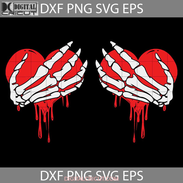 Valentine Skeleton Hands Svg Boob Valentines Day Svg Gift Cricut File Clipart Png Eps Dxf