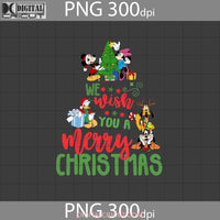 We Wish You A Very Merry Christmas Png Gift Digital Images 300Dpi