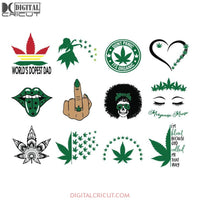 Weed svg Bundle, weed fairy svg, weed afro skull svg, cannibis lips svg, rolling tray svg