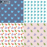 Whale Of A Time Ocean Whales Seamless Pattern Digital Papers Scrapbook Paper Background Wallpaper